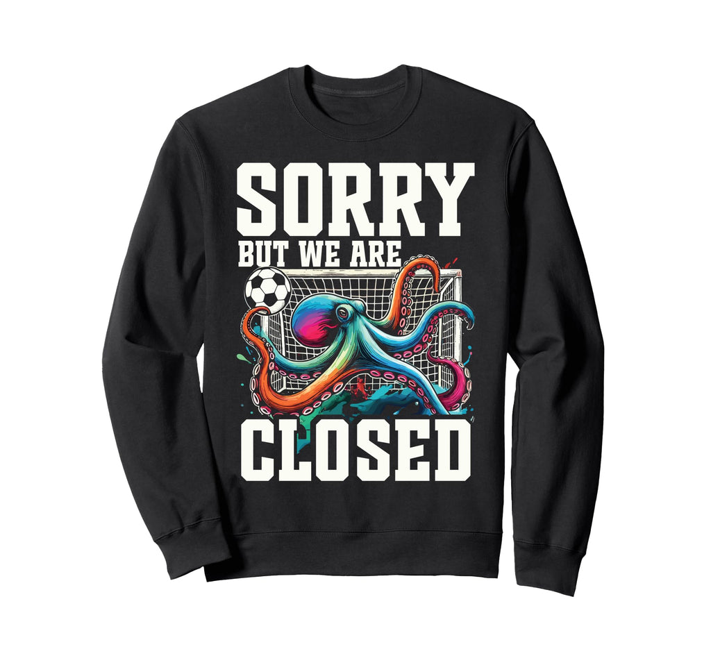Octopus Soccer Goalie Soccer Player Sweatshirt - Trendy Graphic Unisex