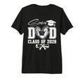 Senior Dad Class 2026 Graduate Soccer T-Shirt - Custom Art Print Unisex