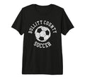 Bullitt County Soccer Distressed 90S Tri T-Shirt - Streetwear Style Unisex