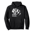 45Th Birthday Soccer Player Football Hoodie - Streetwear Style for Adults