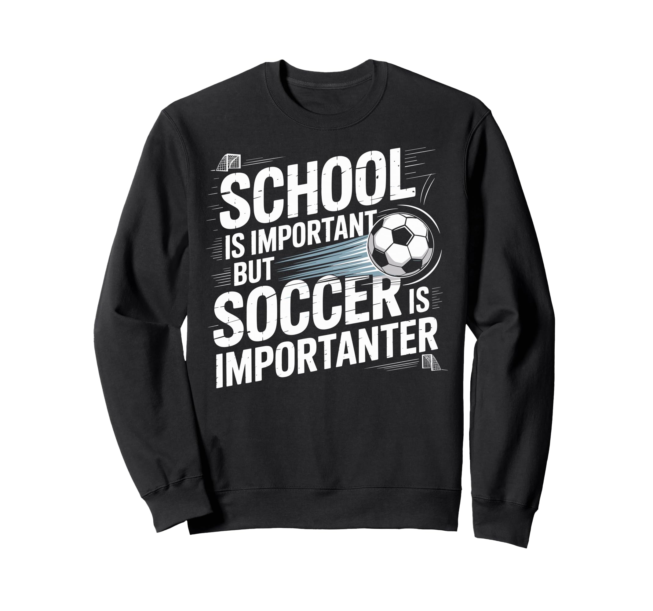 School Is Important But Soccer Is Sweatshirt - Streetwear Style Men Women