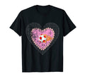 Valentine Heart Soccer Football Balls T-Shirt - Streetwear Style Men Women