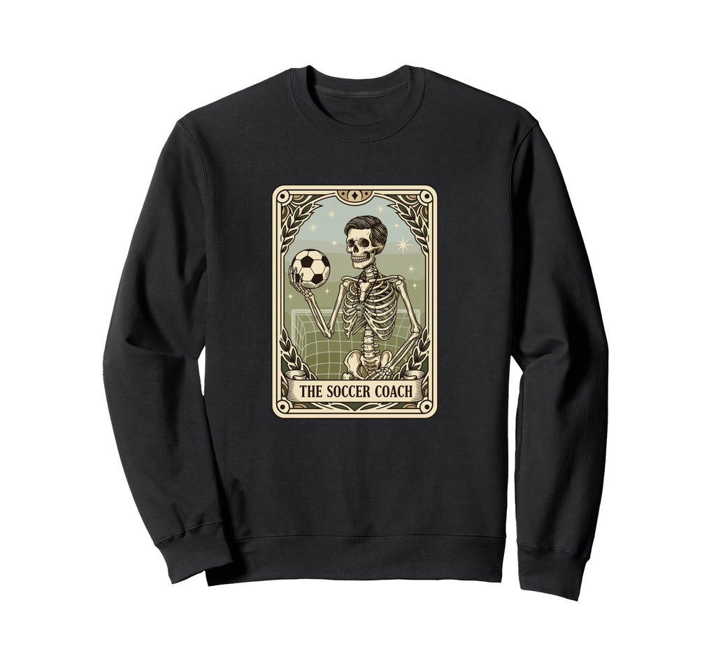 Skeleton Soccer Trainer Sweatshirt - Casual Everyday Wear Men Women