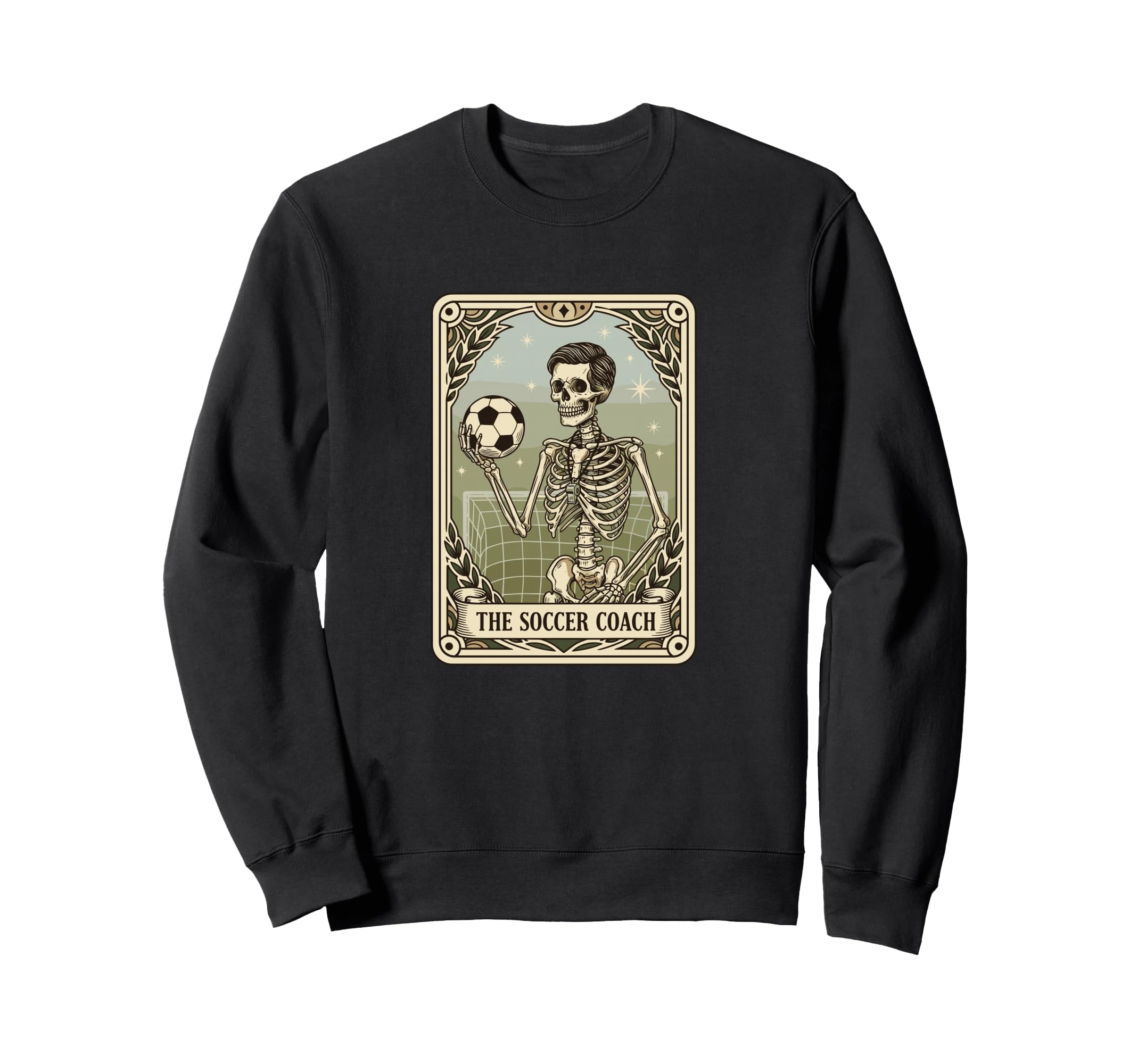 Skeleton Soccer Trainer Sweatshirt - Casual Everyday Wear Men Women