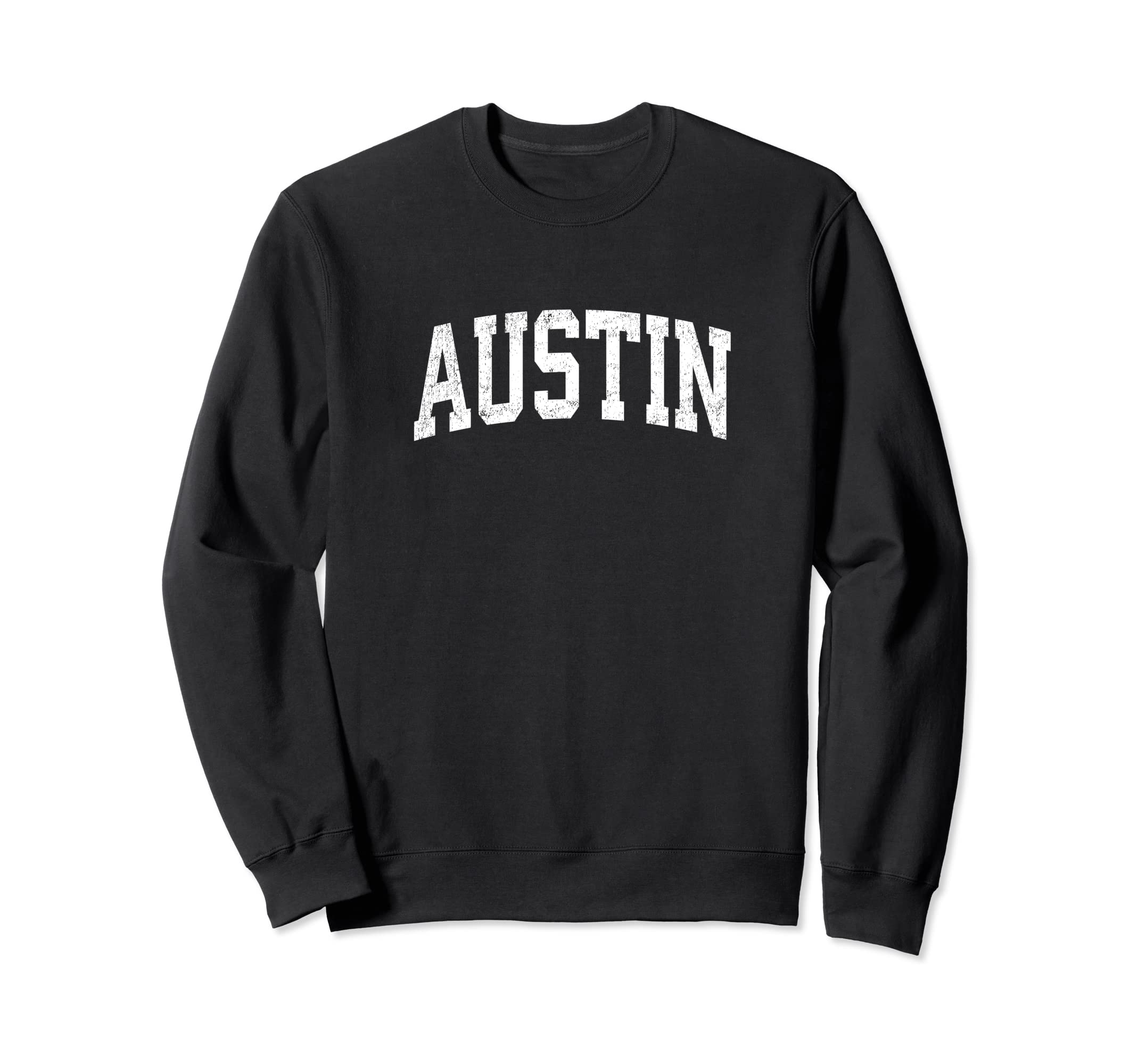 Austin Texas Tx Athletic Sports Sweatshirt - Aesthetic Graphic for Adults