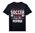 Mens My Favorite Soccer Player Calls T-Shirt - Minimalist Print Men Women
