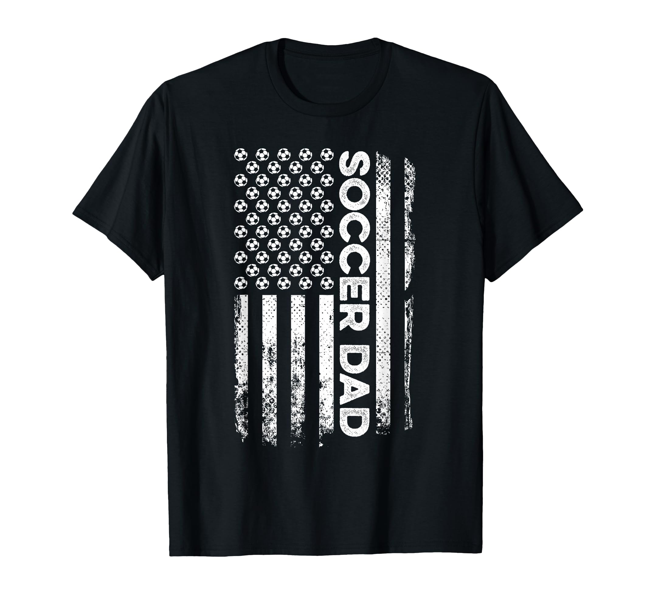 Soccer Dad American Flag Patriotic T-Shirt - Streetwear Style Unisex