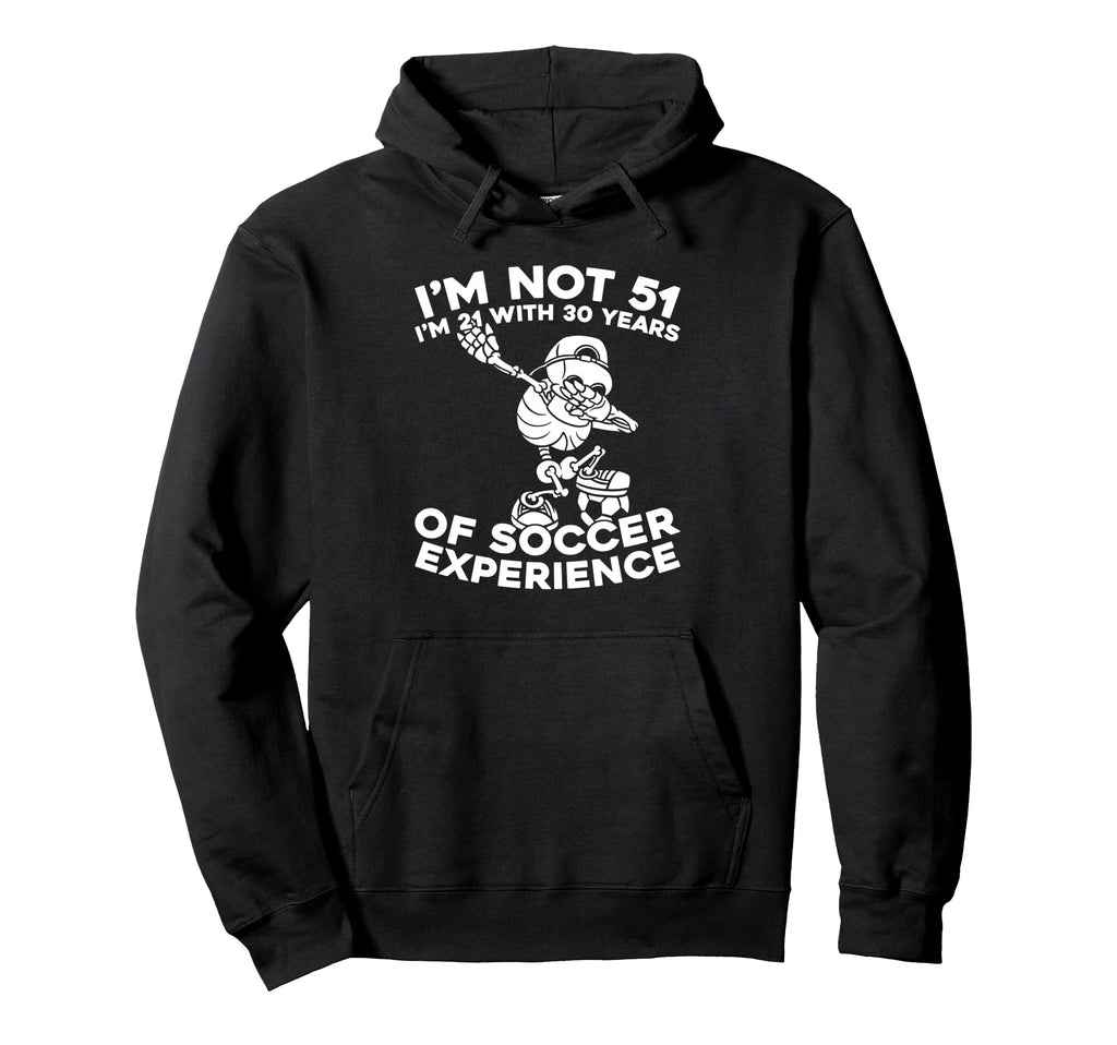 51Th Birthday Team Player Sports Soccer 51 Hoodie - Novelty Apparel Unisex