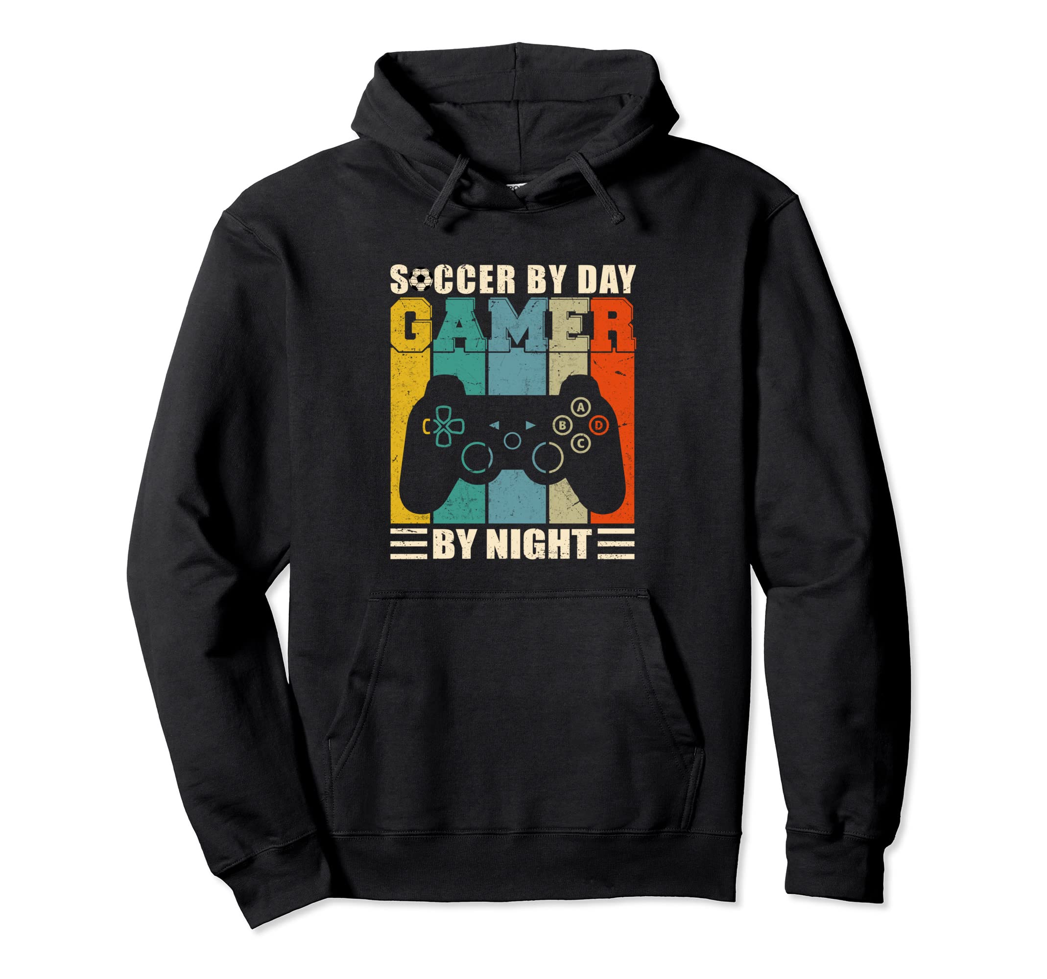 Funny Gaming Sarcasm Soccer Day Gamer Hoodie - Minimalist Print for Adults