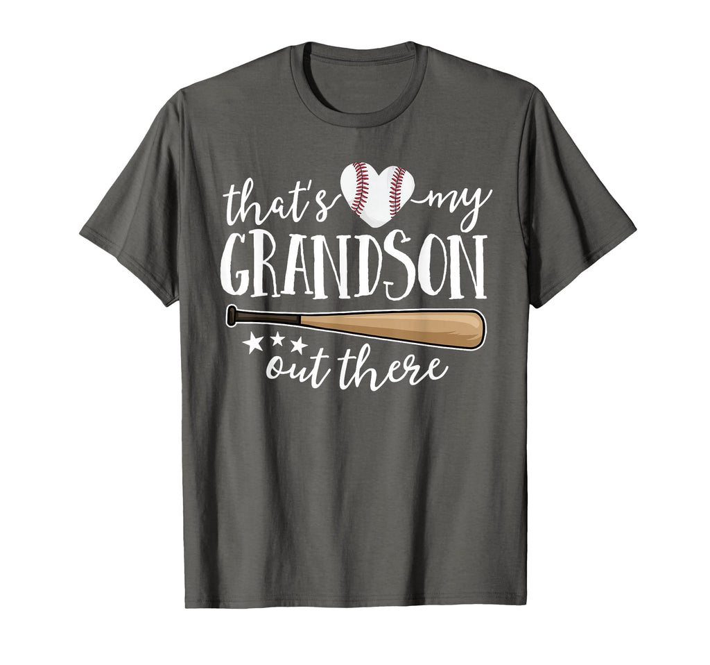 Thats My Grandson Out There Gift T-Shirt - Trendy Graphic for Adults