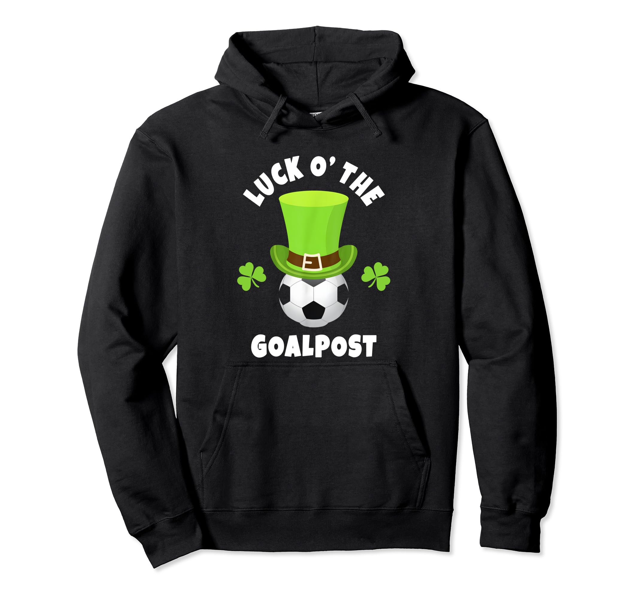 Soccer Goal Keepers Luck O Goalpost Hoodie - Graphic Print for Adults