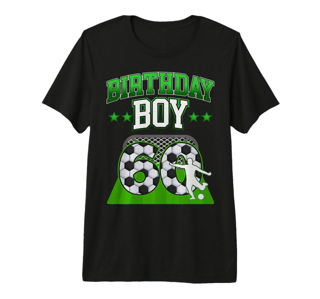 Soccer Themed Birthday Outfit 60 T-Shirt - Casual Everyday Wear Unisex
