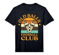 Mens Funny Old Balls Foosball Club T-Shirt - Custom Art Print for Adults