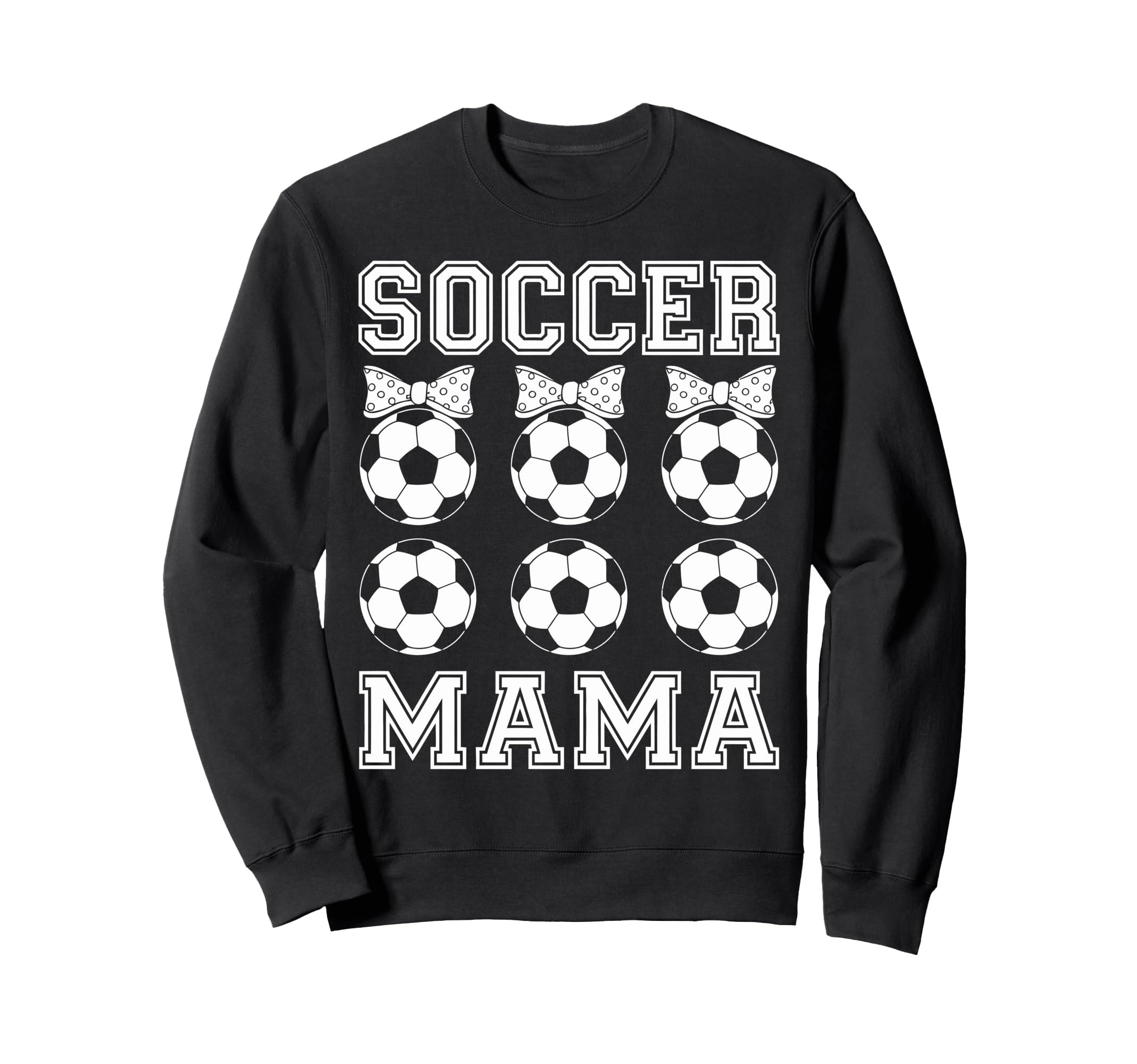 Soccer Mama Coquette Bow Soccer Sweatshirt - Aesthetic Graphic for Adults