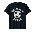 Pike County Soccer Distressed 90S T-Shirt - Novelty Apparel Unisex