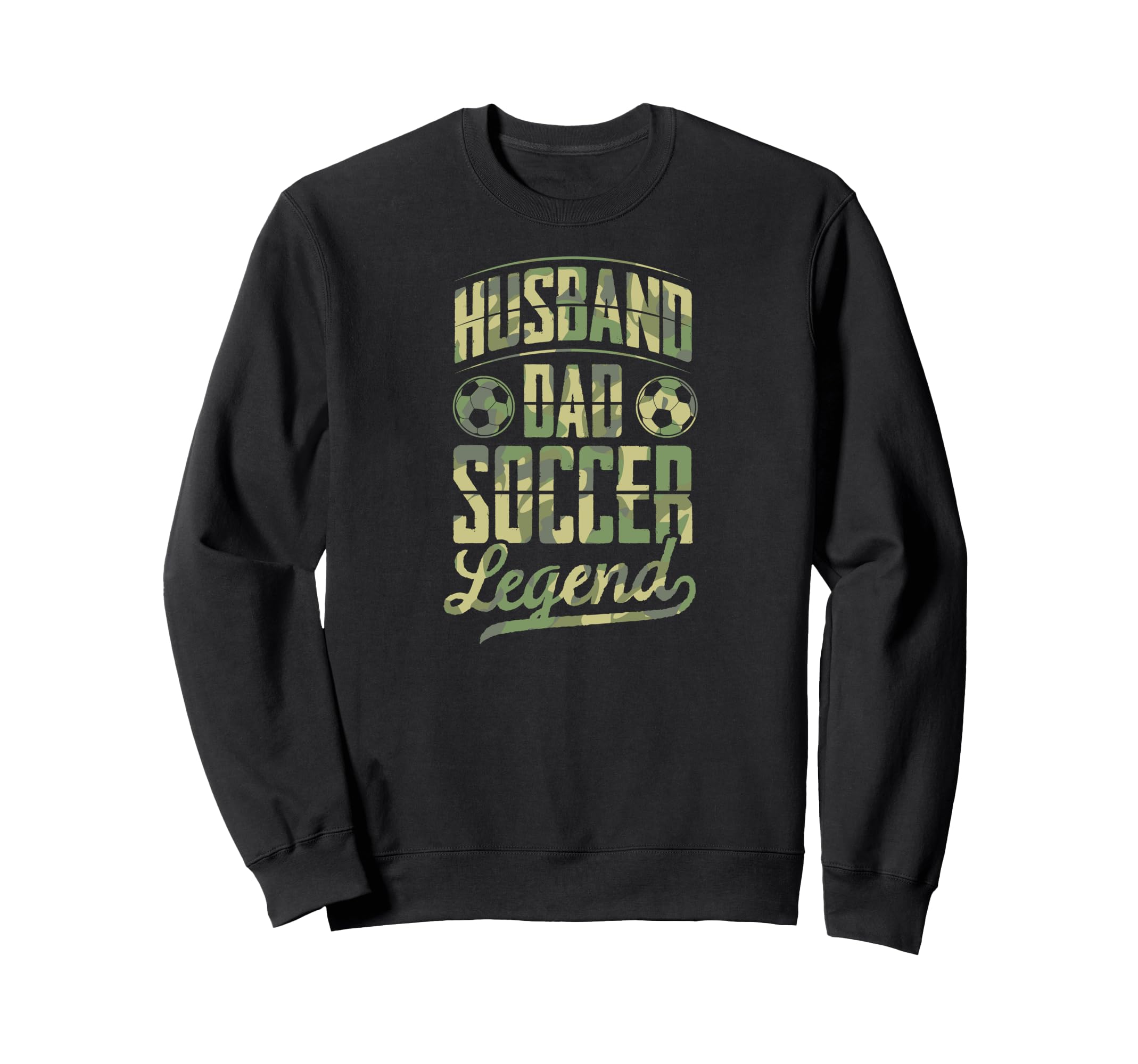 Husband Dad Soccer Legend Soccer Sweatshirt - Streetwear Style for Adults