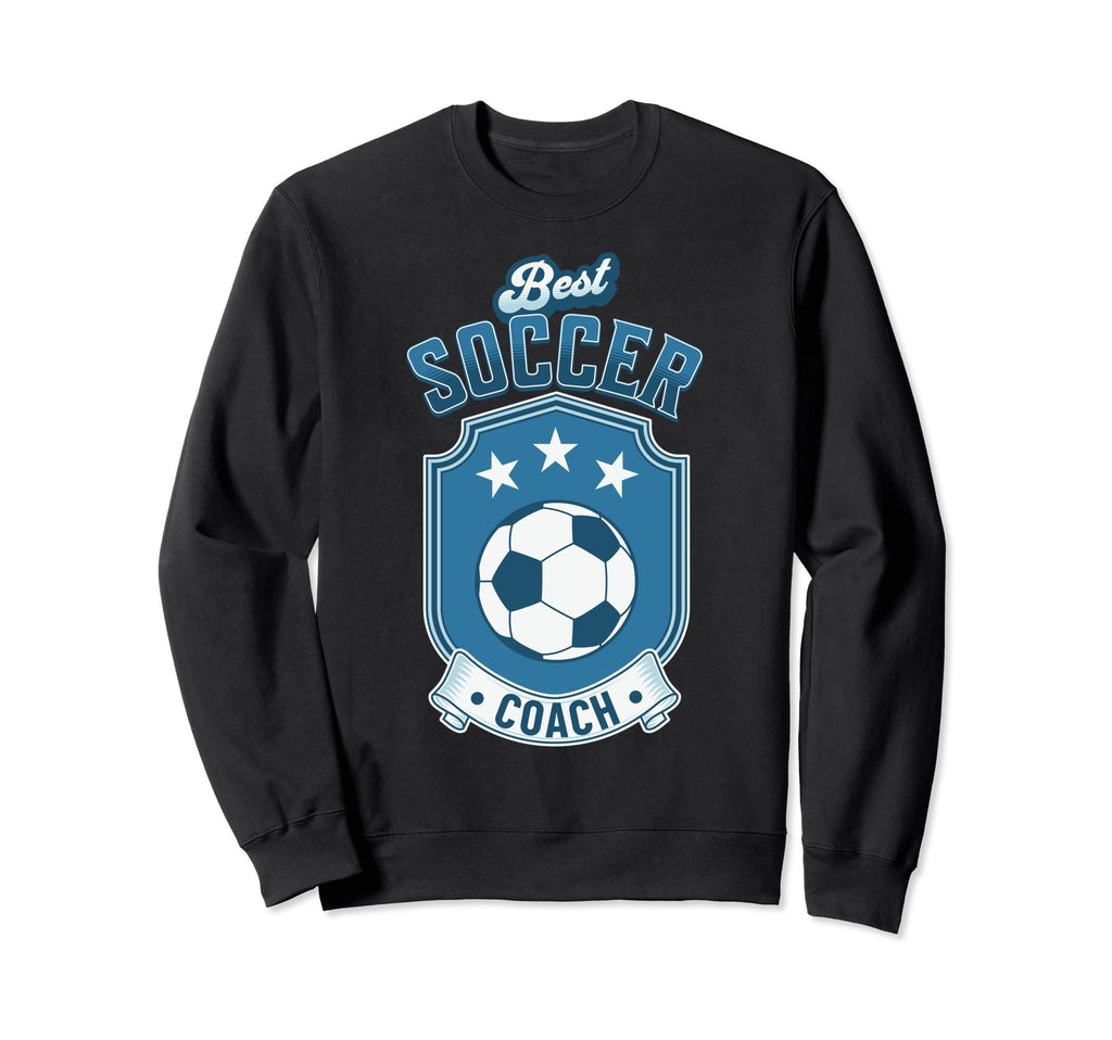 Fun Gift Best Soccer Coach Sweatshirt - Trendy Graphic Men Women