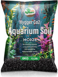Upgraded Aquarium Soil Water Grass Mud, Ideal for Fish Tank Aquascaping Aquarium Substrate Soil for Plants and Shrimps, No Need to Wash (13.2 Pounds)