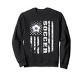 Soccer Usa Us Flag Soccer Coach Player Sweatshirt - Unique Graphic Unisex