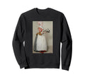 Serving Football Red Striped Soccer Sweatshirt - Unique Graphic Men Women