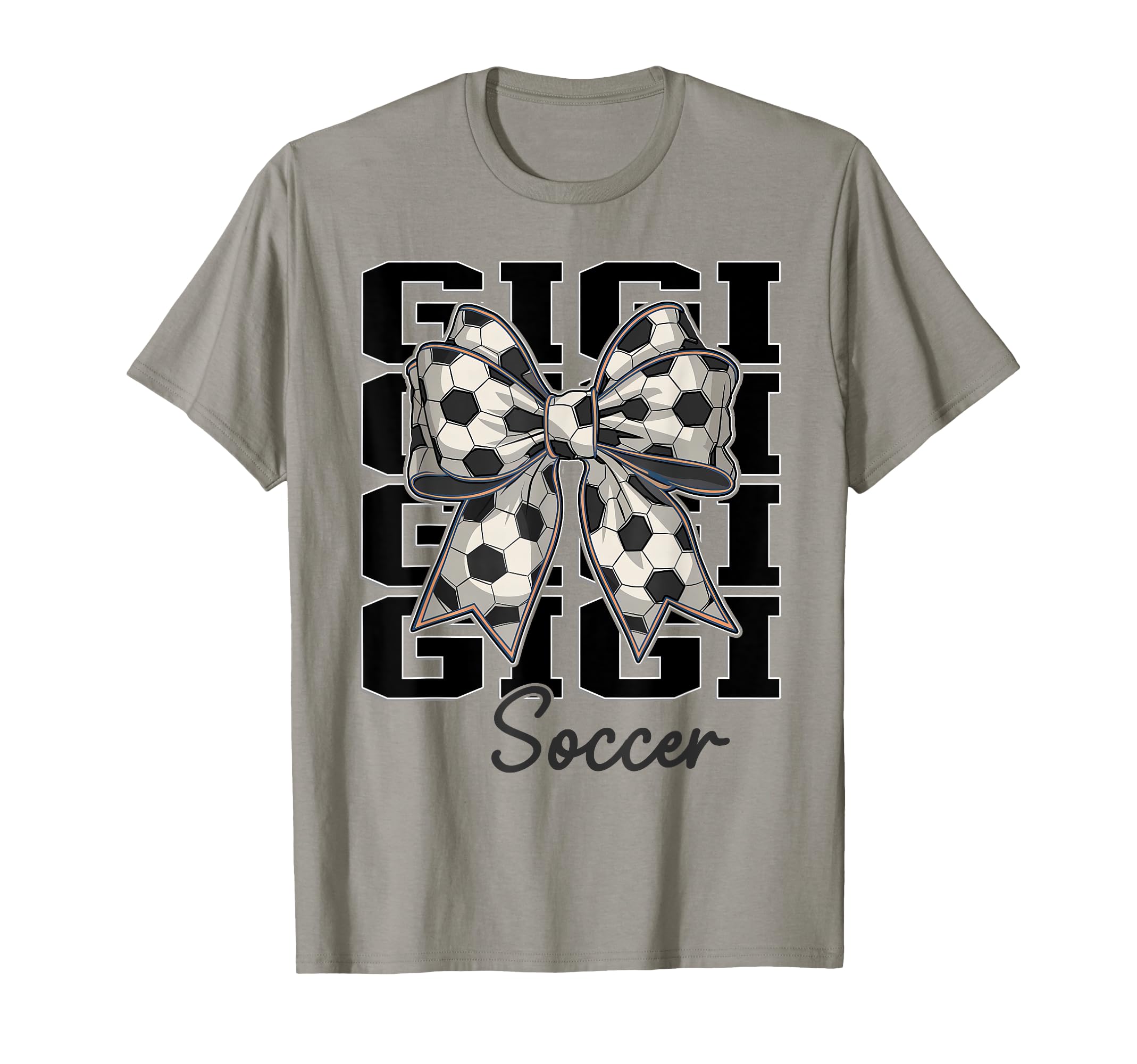 Soccer Gigi Coquette Bow Biggest Fan T-Shirt - Aesthetic Graphic Unisex