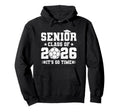 Senior Class 2026 Soccer Graduation Hoodie - Custom Art Print for Adults