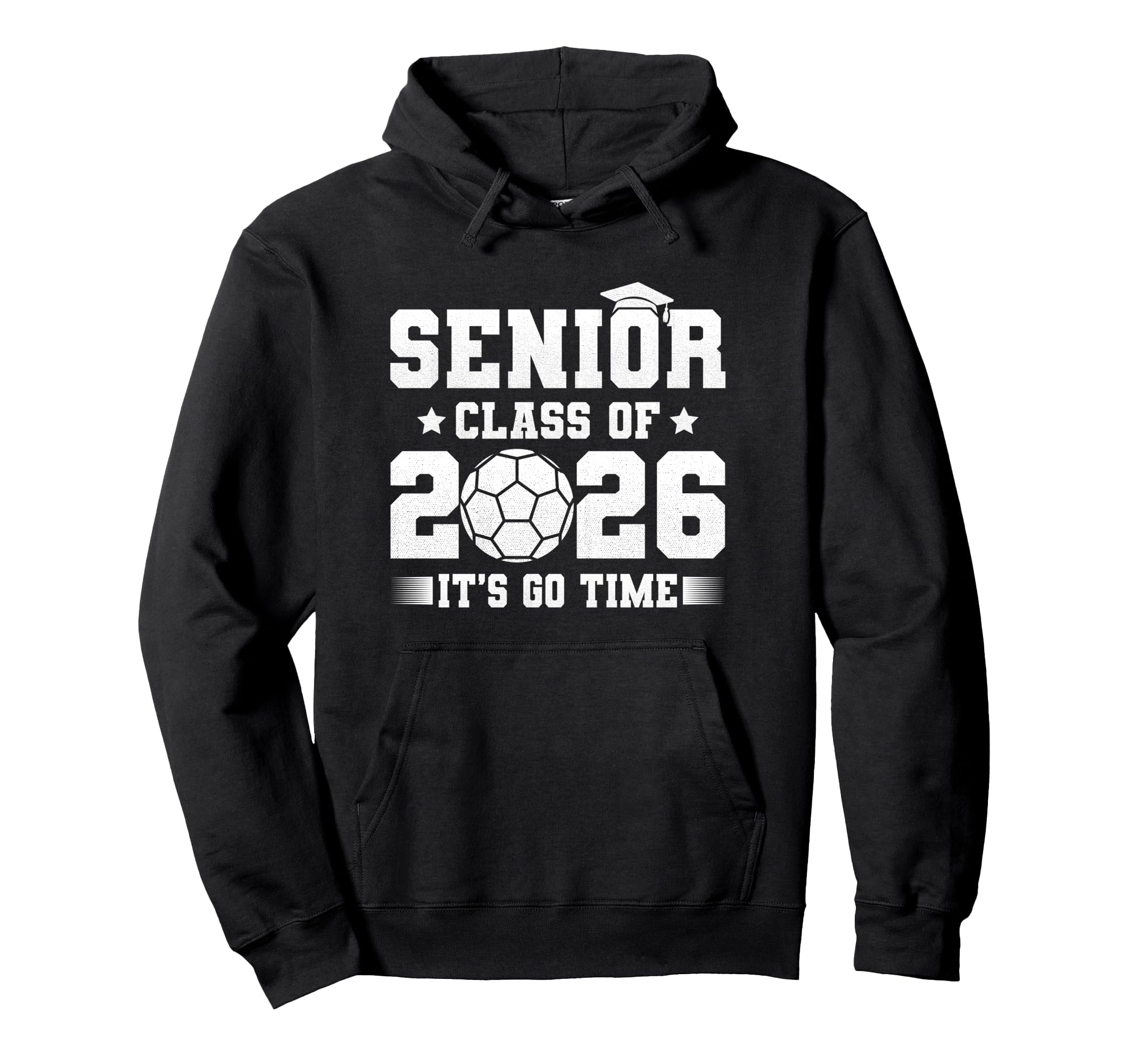Senior Class 2026 Soccer Graduation Hoodie - Custom Art Print for Adults