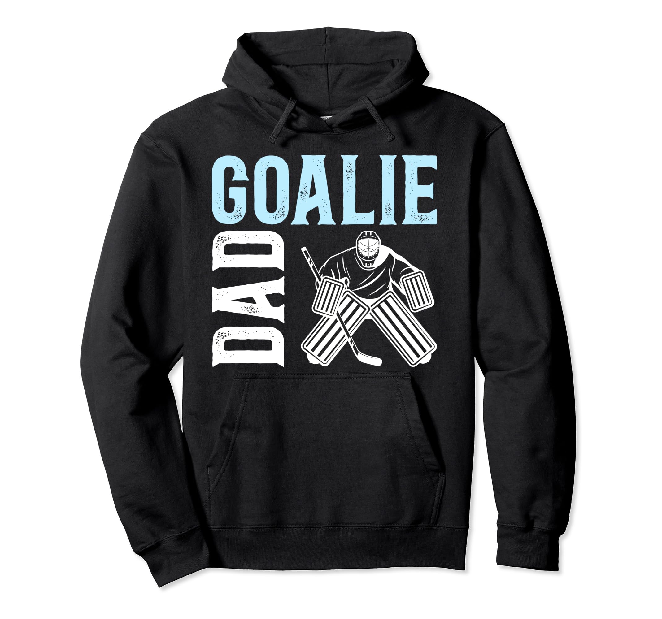 Ice Hockey Goalie Dad Ice Hockey Hoodie - Custom Art Print Men Women