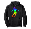 Soccer Player Hoodie - Trendy Graphic for Adults
