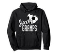 Soccer Ball Heart Soccer Gramps Hoodie - Casual Everyday Wear Unisex