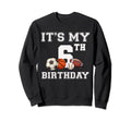Its My 6Th Birthday Baseball Soccer Sweatshirt - Trendy Graphic Unisex