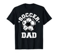 Soccer Dad Soccer Ball Distressed Funny T-Shirt - Unique Graphic Unisex