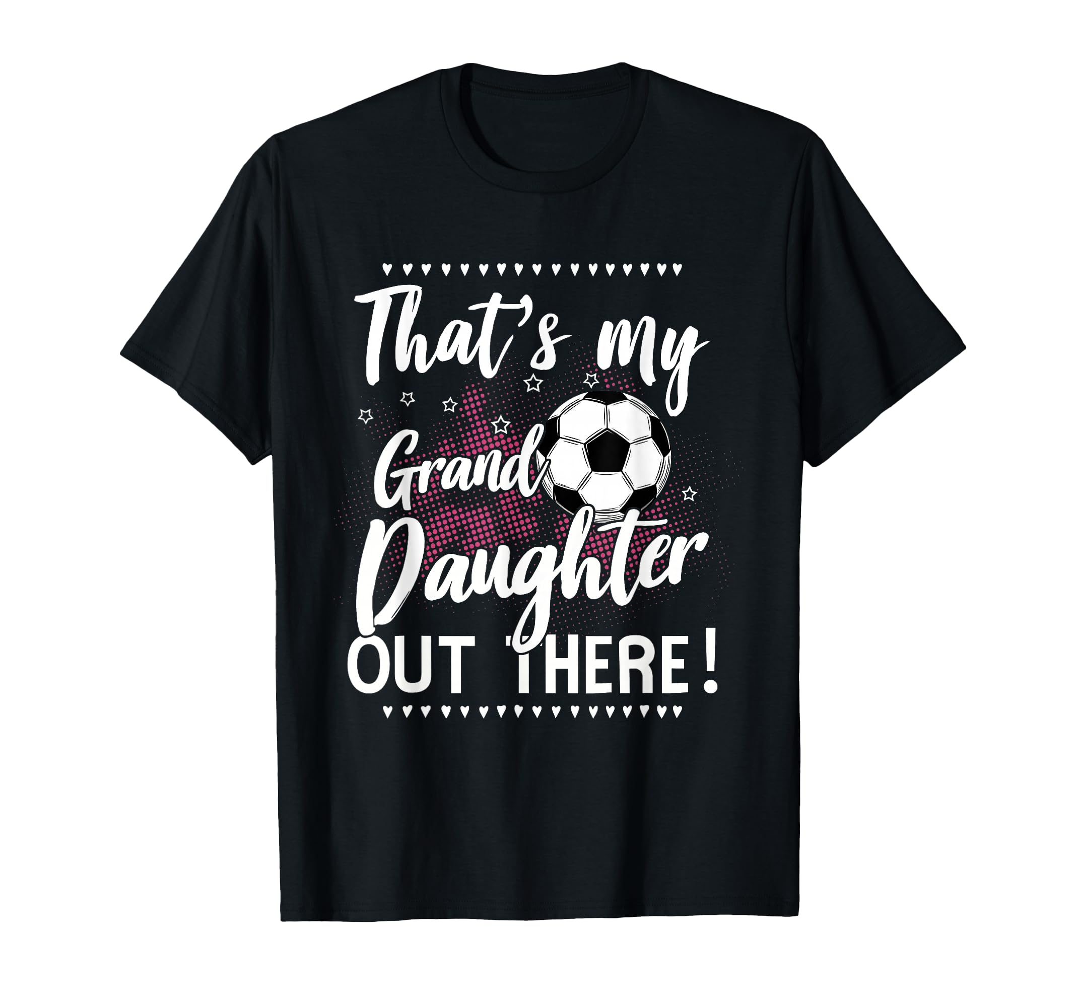 Soccer Grandma Soccer Granddaughter T-Shirt - Novelty Apparel for Adults