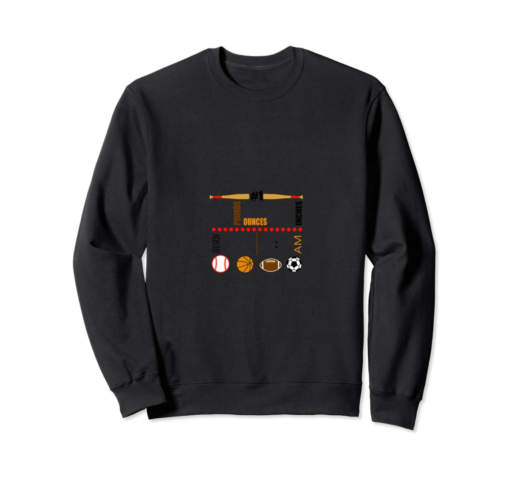 1 Birth Pounds Ounces Inches Born Am Hoodie - Aesthetic Graphic Men Women