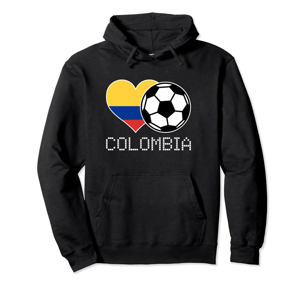 Colombia Soccer Colombian Flag Love Hoodie - Custom Art Print Men Women
