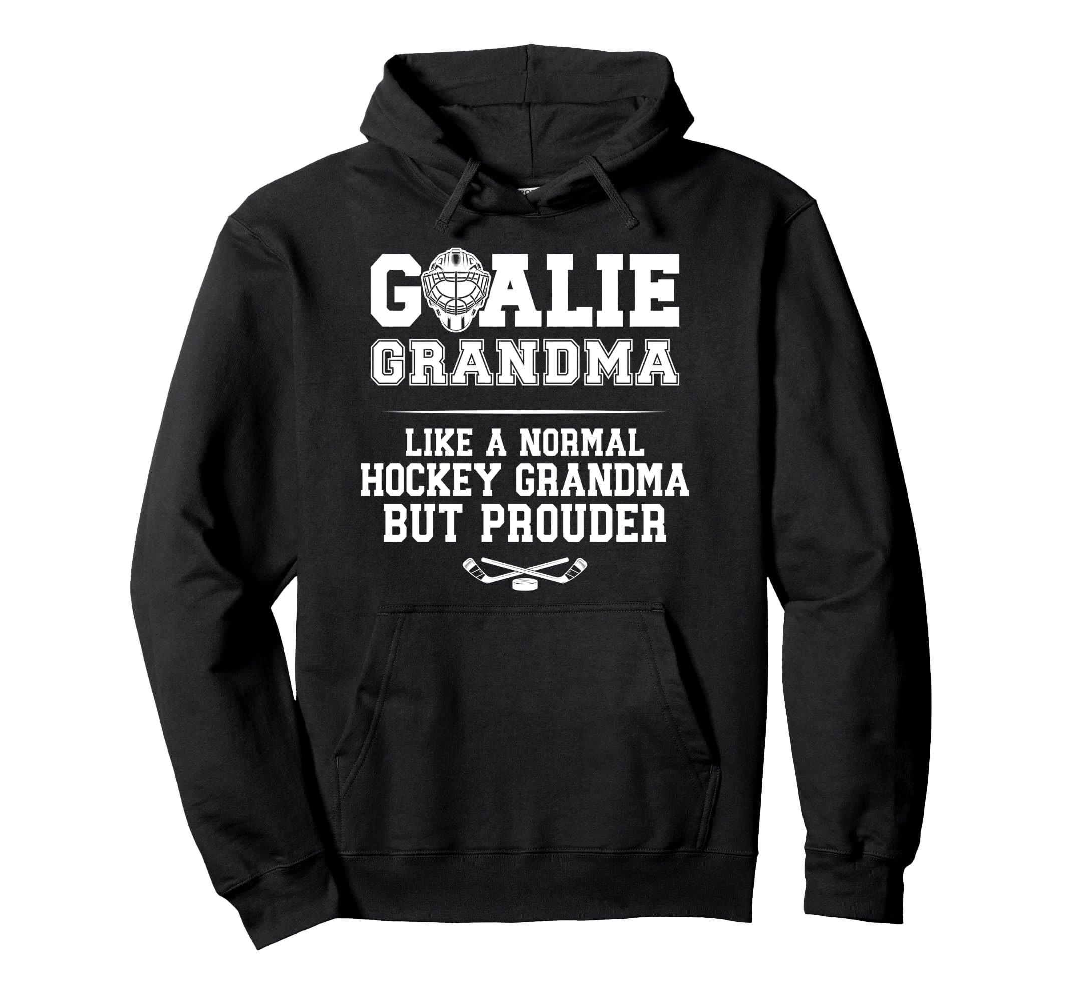 Hockey Goalie Grandma Hockey Keeper Hoodie - Aesthetic Graphic for Adults
