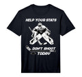 Mens Ice Hockey Goalkeeper Ice Hockey T-Shirt - Trendy Graphic for Adults