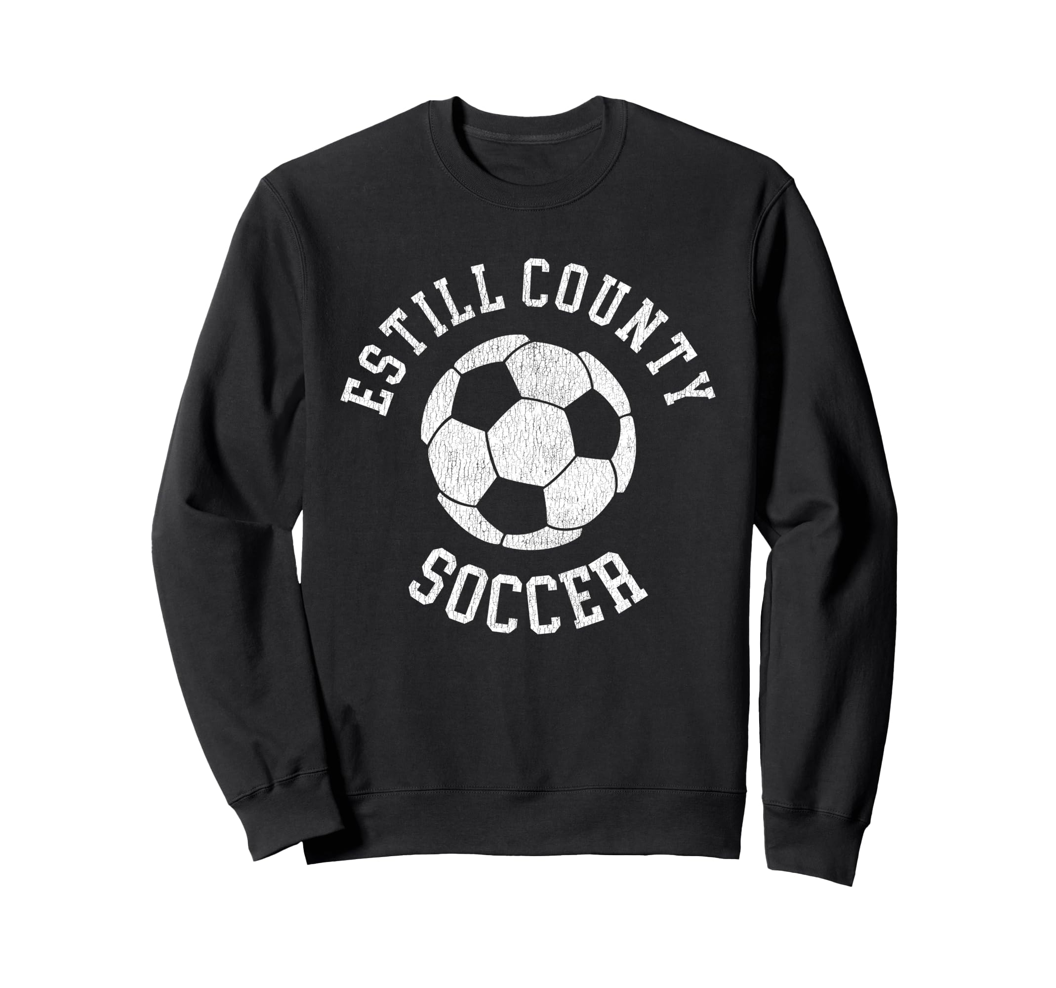 Estill County Soccer Distressed 90S Sweatshirt - Streetwear Style Men Women