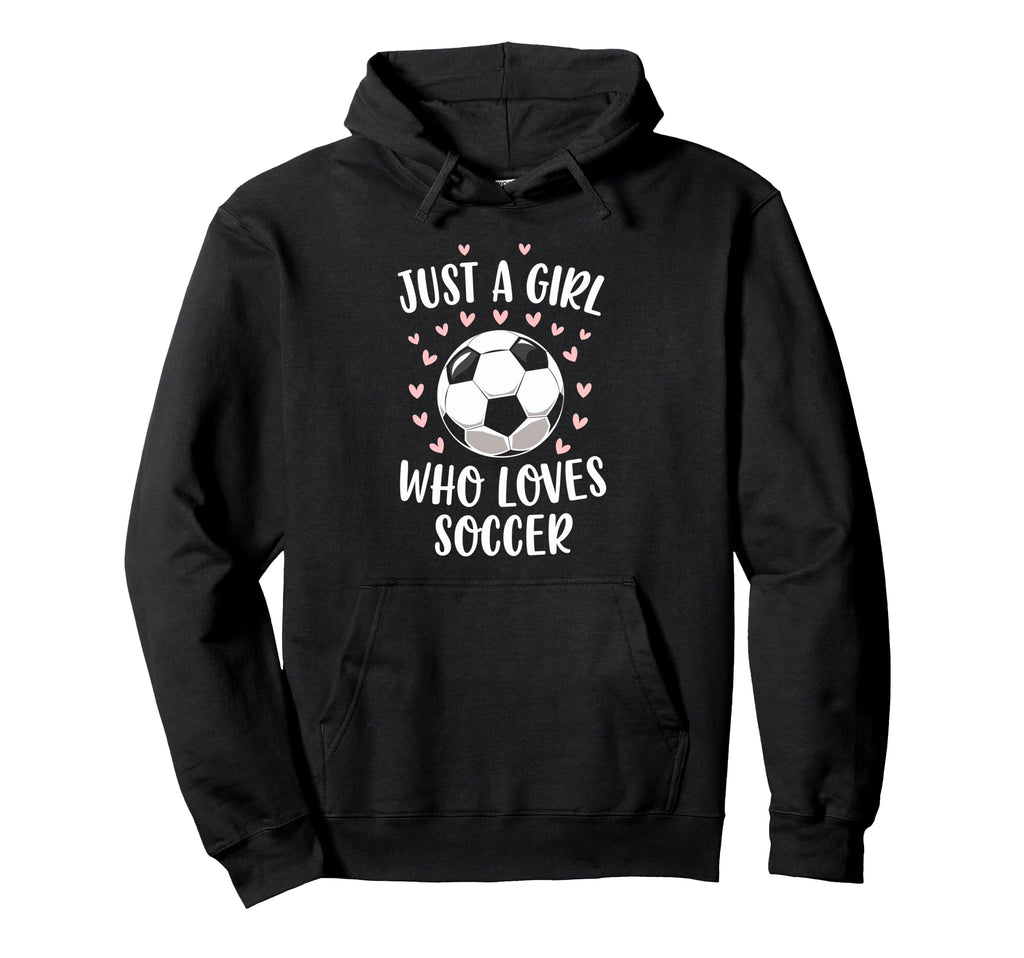Just Who Loves Soccer Soccer Player Sport Hoodie - Aesthetic Graphic Unisex