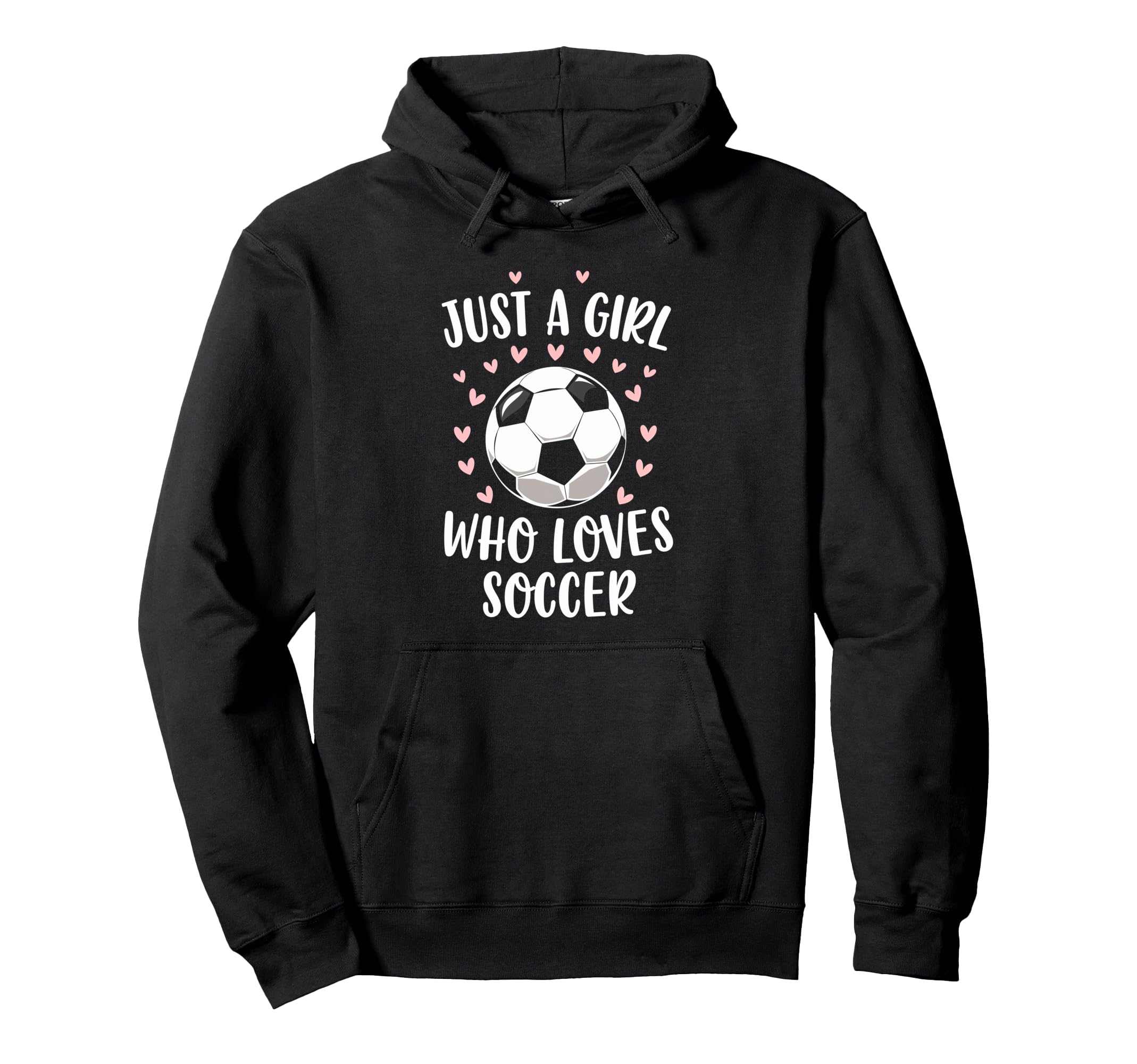 Just Who Loves Soccer Soccer Player Sport Hoodie - Aesthetic Graphic Unisex