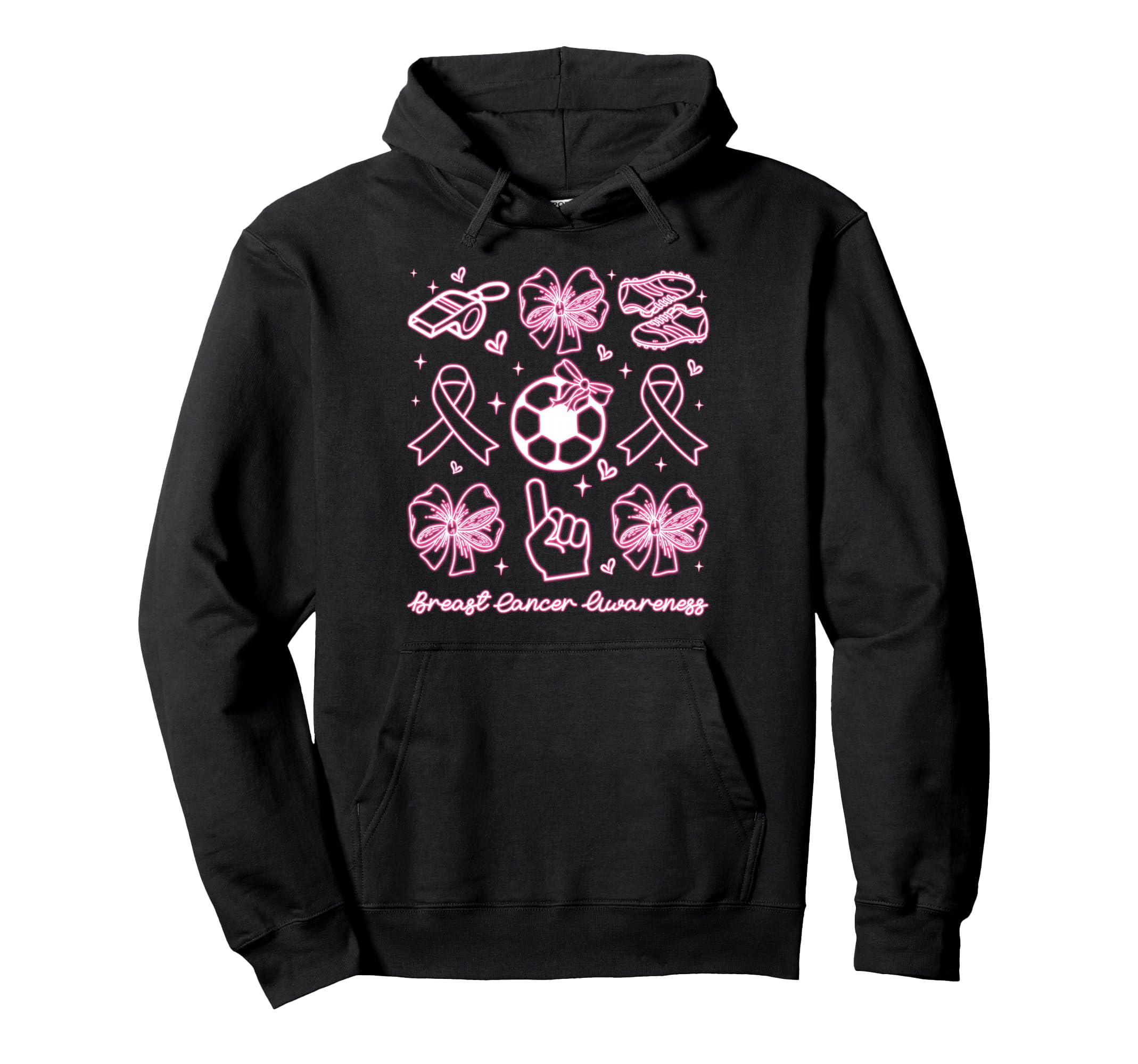 Breast Cancer Awareness Warriors Hoodie - Aesthetic Graphic Unisex