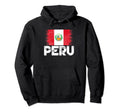 Peru Flag Football Soccer Team Pride Hoodie - Aesthetic Graphic for Adults