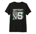 5Th Birthday Soccer Party 5 Year Old T-Shirt - Novelty Apparel for Adults