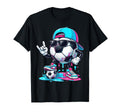 Soccer Drip Ice Cream Drip Funny T-Shirt - Fun Novelty Design Men Women