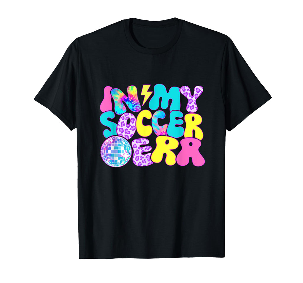 Disco Tie Dye My Soccer Era T-Shirt - Unique Graphic for Adults