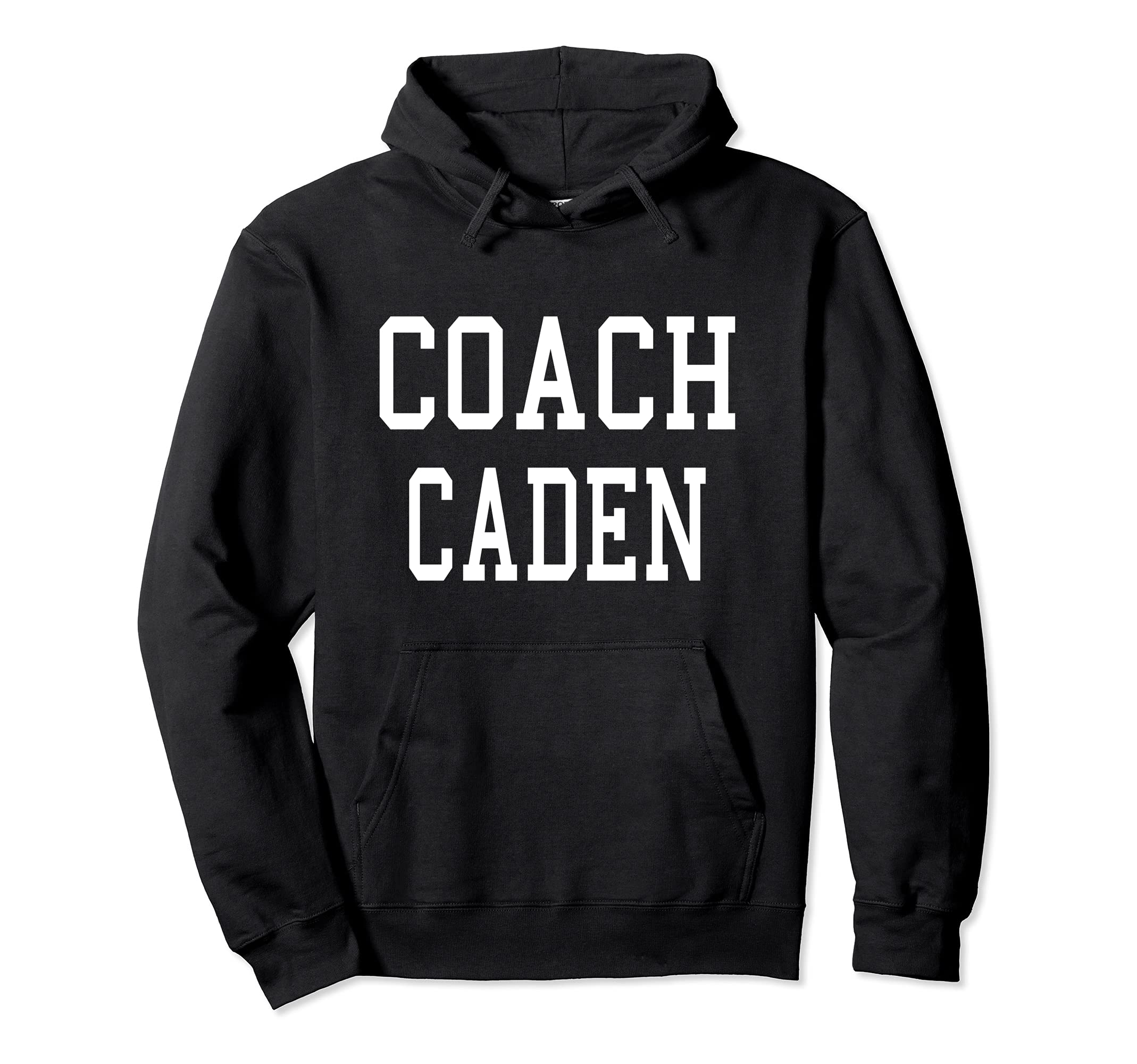 Coach Caden Custom Football Soccer Hoodie - Minimalist Print Men Women