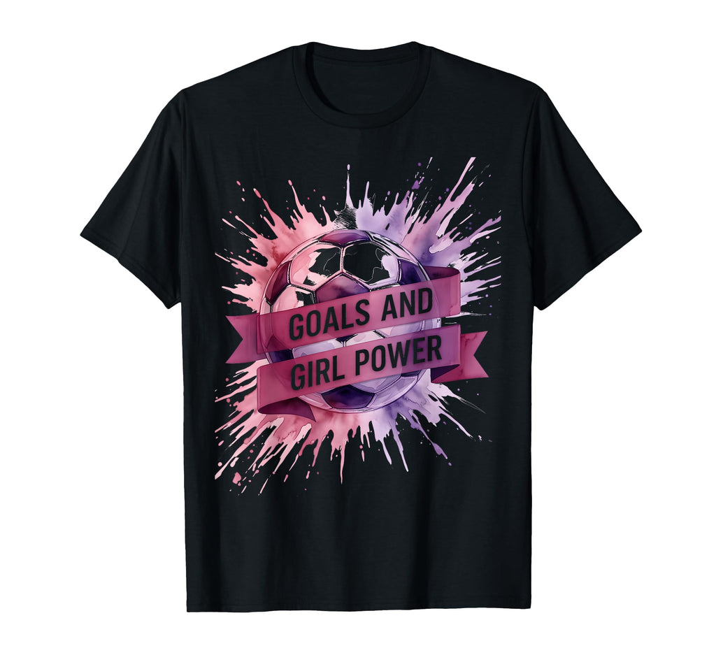 Goals And Power Soccer T-Shirt - Streetwear Style for Adults