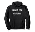 Football Midfielder Pass Move Repeat Hoodie - Streetwear Style Unisex