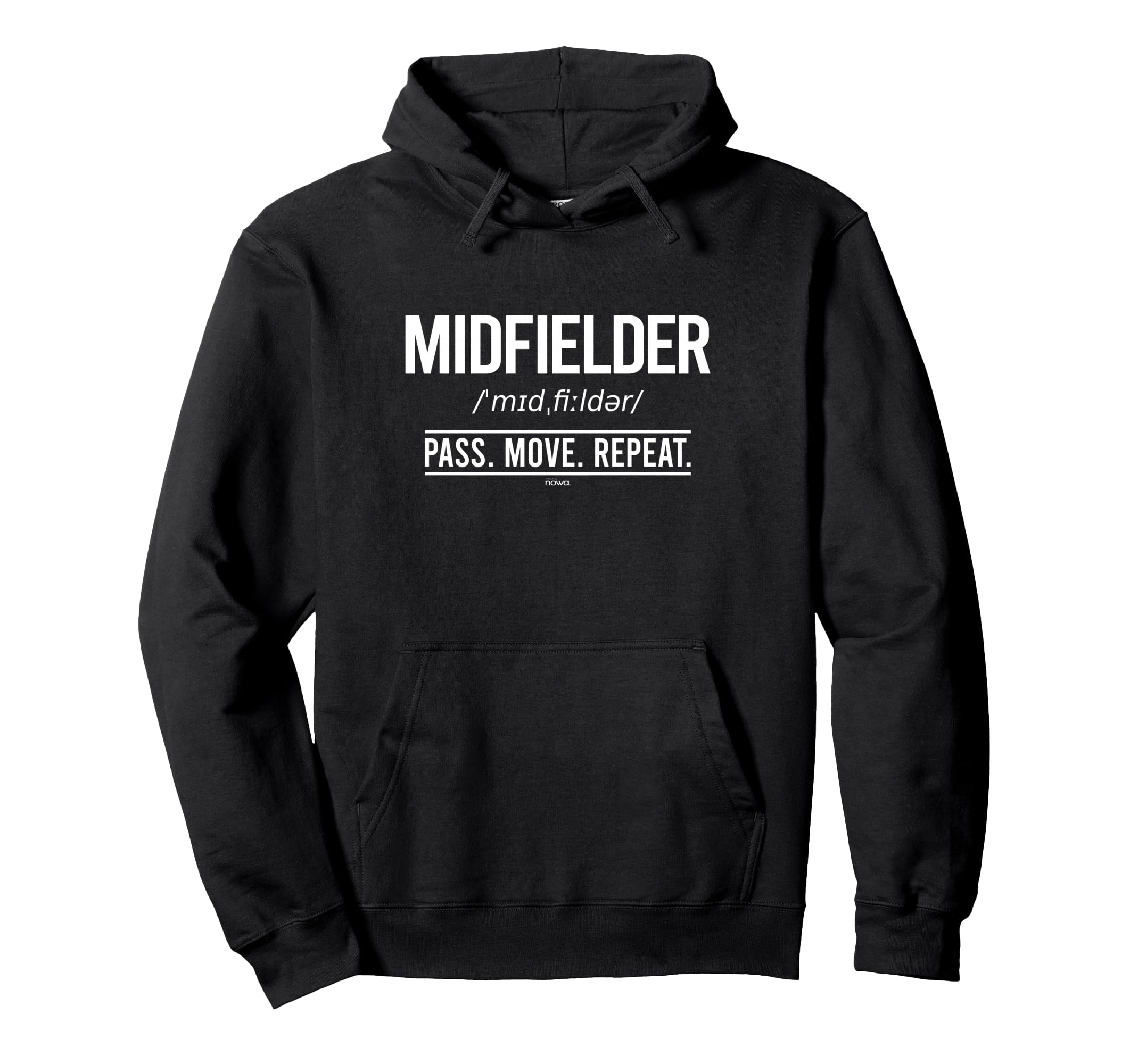 Football Midfielder Pass Move Repeat Hoodie - Streetwear Style Unisex