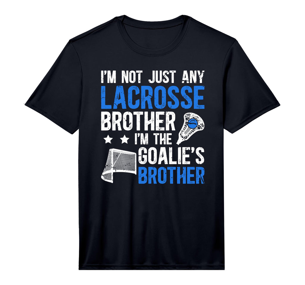 Im Lacrosse Goalie Brother Lacrosse T-Shirt - Unique Graphic Unisex